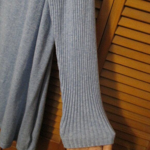 Michel Studio sweater V neck soft lightweight light blue tunic size 3x - Picture 4 of 7